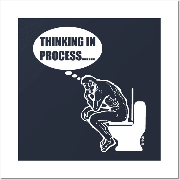 Thinking in process Wall Art by NewSignCreation